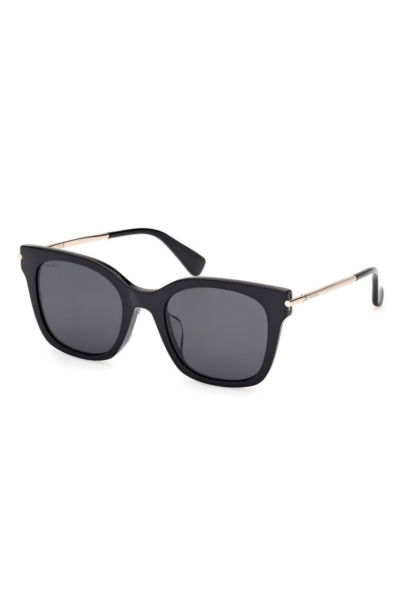 Max Mara 53mm Square Sunglasses, Alternate, color,