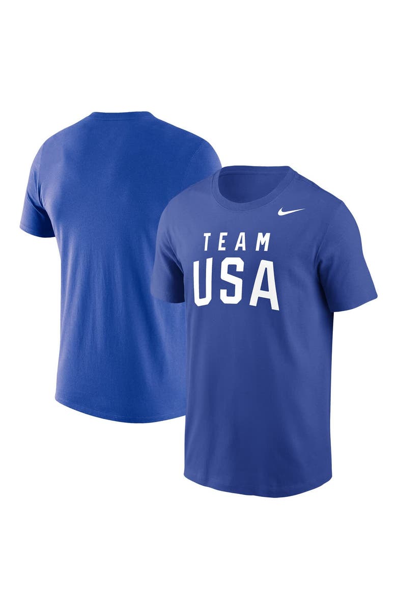 Nike Men's Nike Royal Team USA Dri-FIT T-Shirt, Main, color, Royal