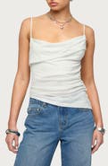 EDIKTED Asymmetric Cowl Neck Camisole