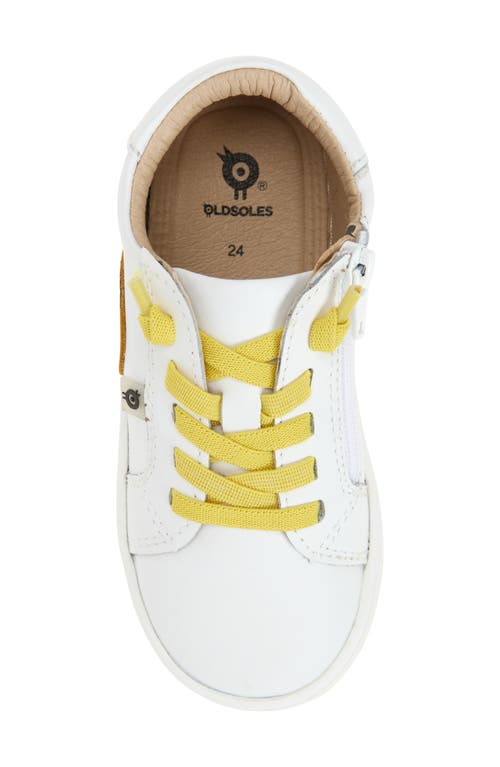 Old Soles Smiley Jumpa Sneaker In Snow/yellow