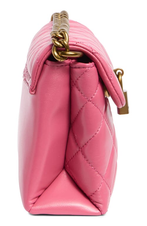 Kurt Geiger London Medium Brixton Lock Bag In Pink