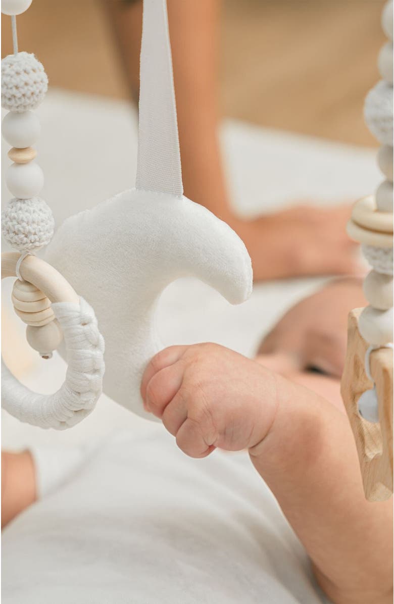 Comfy Cubs Wooden Baby Play Gym Set, Alternate, color, Natural Wood