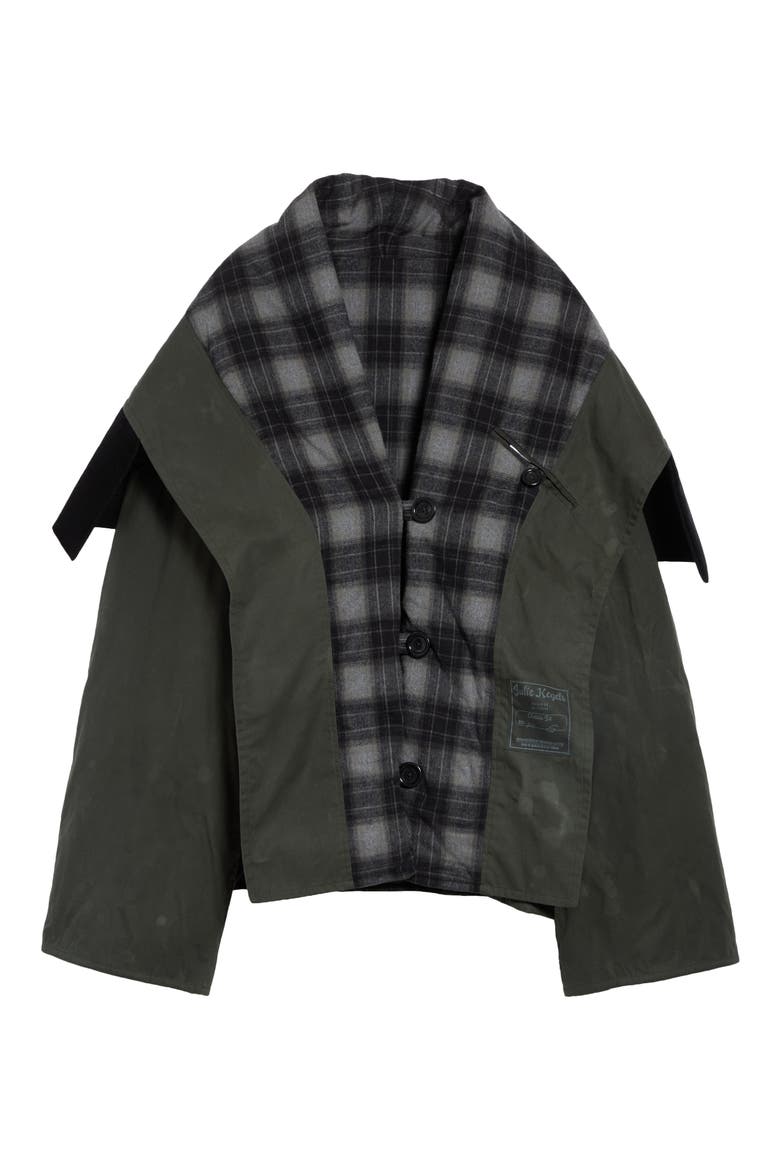 Merrit Puffed Cotton Coat, Main, color, GREEN