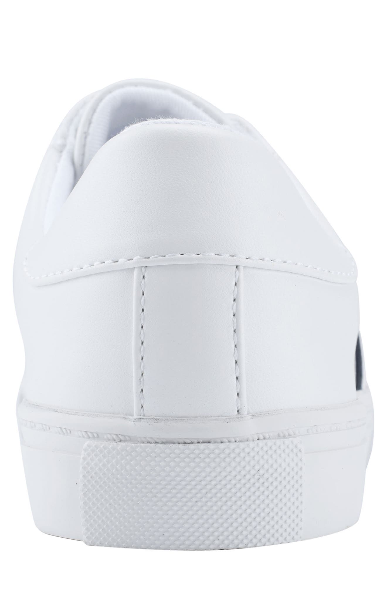 Tommy Hilfiger Lawson Logo Stripe Lace-Up Sneaker, Alternate, color, White Ll