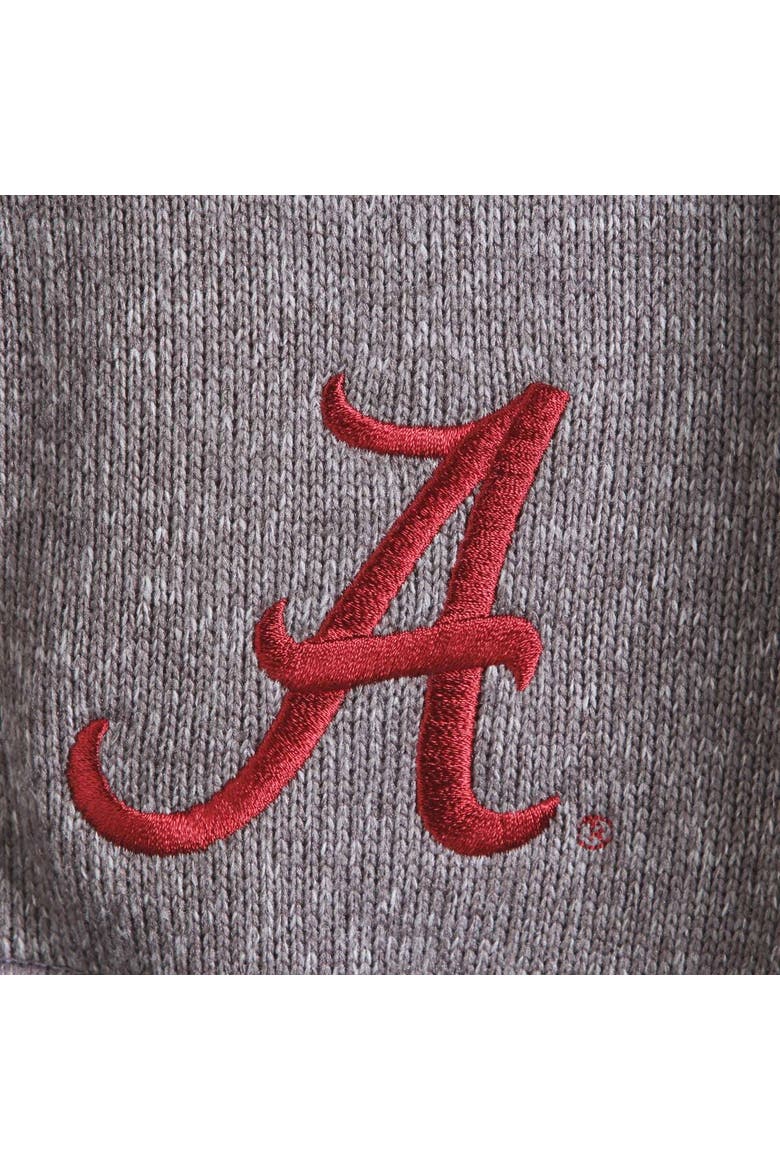 Men's Antigua Charcoal Alabama Crimson Tide Fortune Half-Zip Sweatshirt, Alternate, color, Charcoal