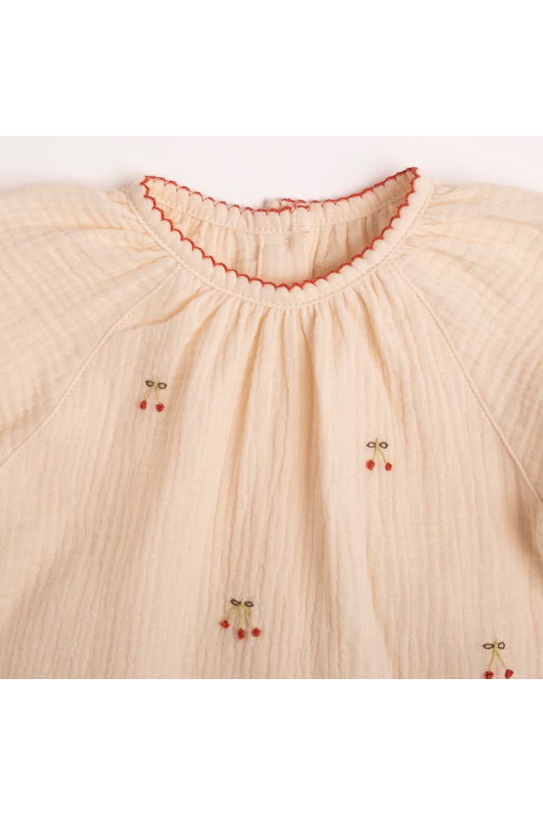 Gauze Two Piece Set, Alternate, color, Embroidered Cherries