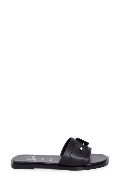 Christian Louboutin Chambelimule Donna Slide Sandal In Black