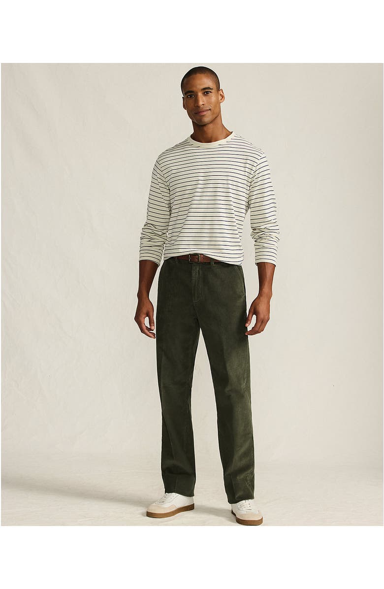 Lands' End Comfort Waist Stretch Fine Wale Corduroy Dress Pants, Alternate, color, Forest Moss