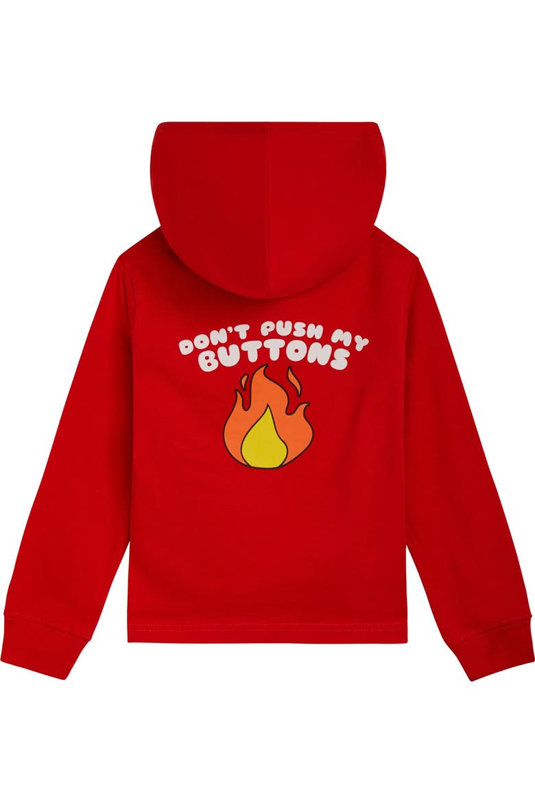 Inside Out Jersey Hooded Long Sleeve Tee, Alternate, color, Bright Anger Red