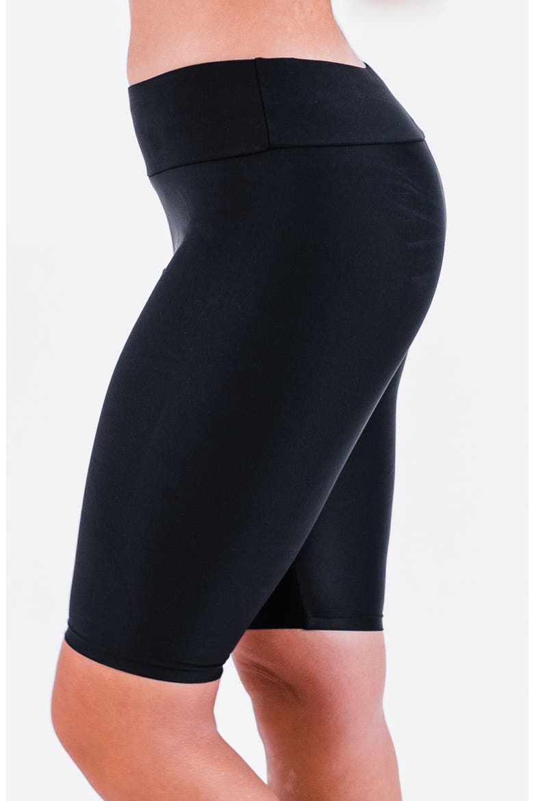 Long Bike Swim Shorts, Alternate, color, Black