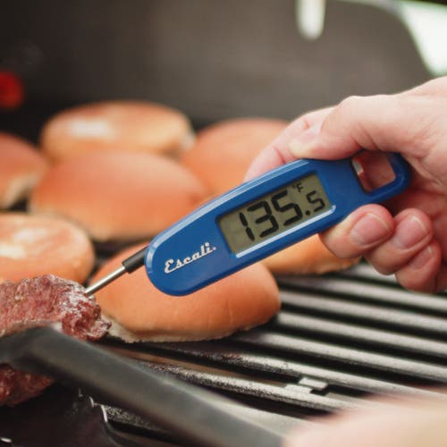 Escali Compact Folding Digital Thermometer In Blue