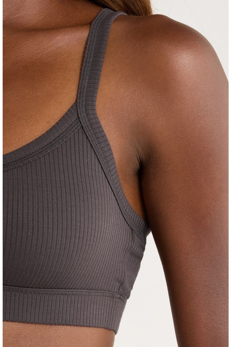 Tesia Rib Lounge Bralette, Alternate, color, INK