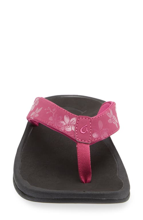 Olukai Ohana Flip Flop In Orchid Flower/orchid