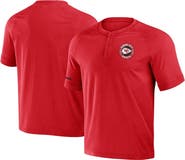 NFL X DARIUS RUCKER Men's NFL x Darius Rucker Collection by Fanatics Red Kansas City Chiefs Washed Raglan Henley T-Shirt