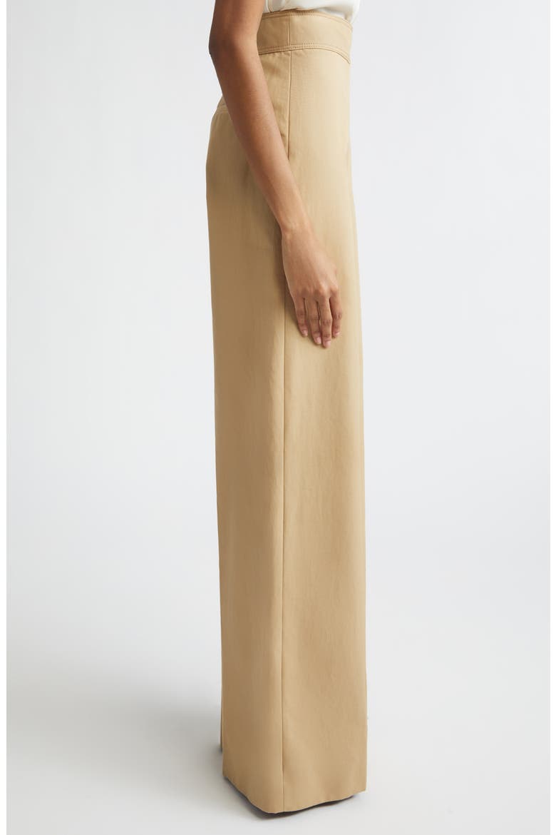 Diane Backstrap High Waist Wide Leg Pants, Alternate, color, BIRCH