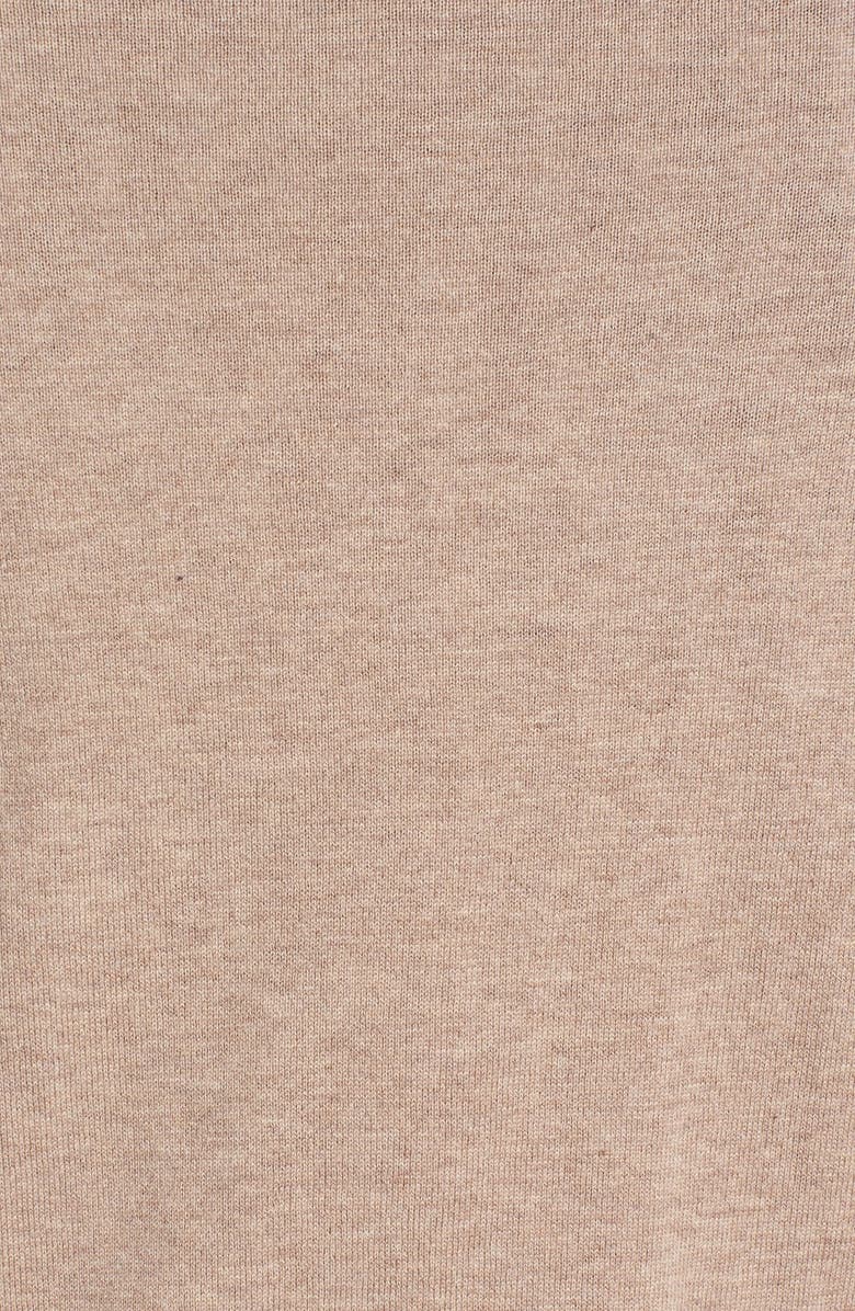 Peter Millar Mock Neck Quarter Zip Wool & Cotton Sweater, Alternate, color, 