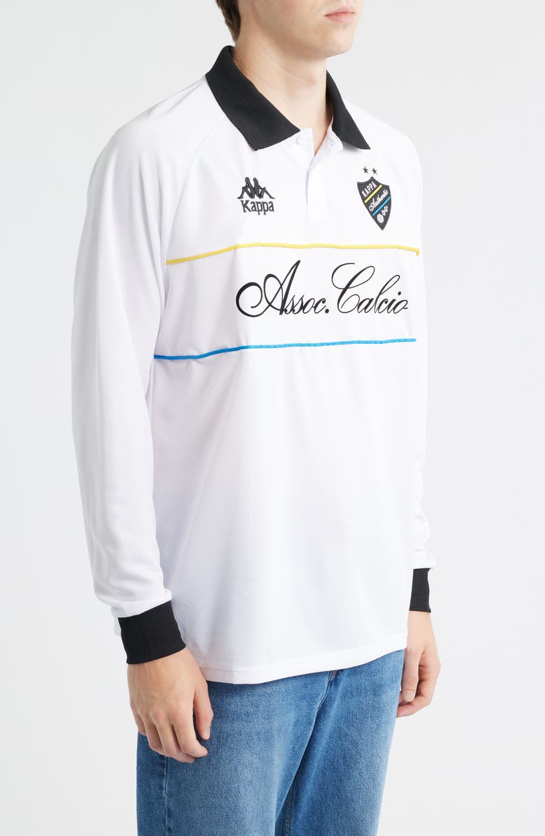 KAPPA Olafure Authentic Soccer Shirt, Alternate, color, White - Black