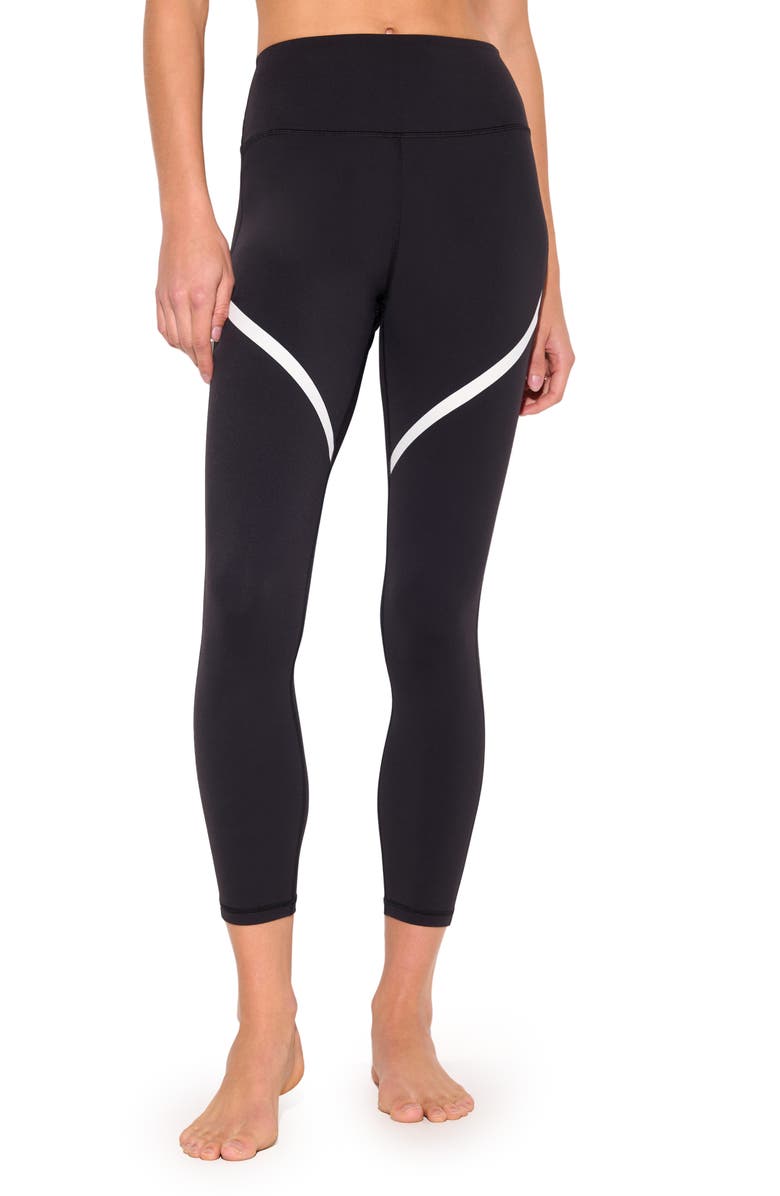 Spiritual Gangster Kay 7/8 Ankle Leggings, Main, color, Black