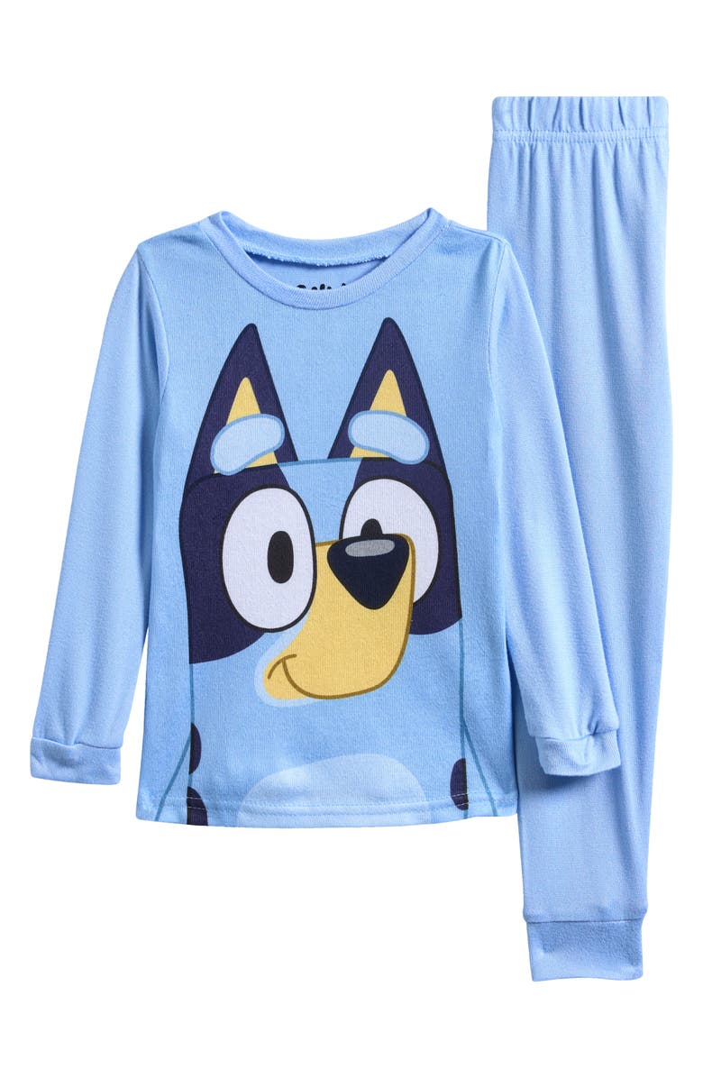 AME Kids' Bluey Cozy Two-Piece Pajamas, Alternate, color, Blue