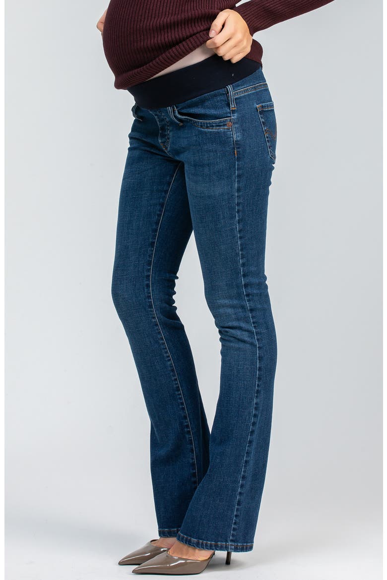 Slim Bootcut Maternity Jeans, Alternate, color, MEDIUM WASH