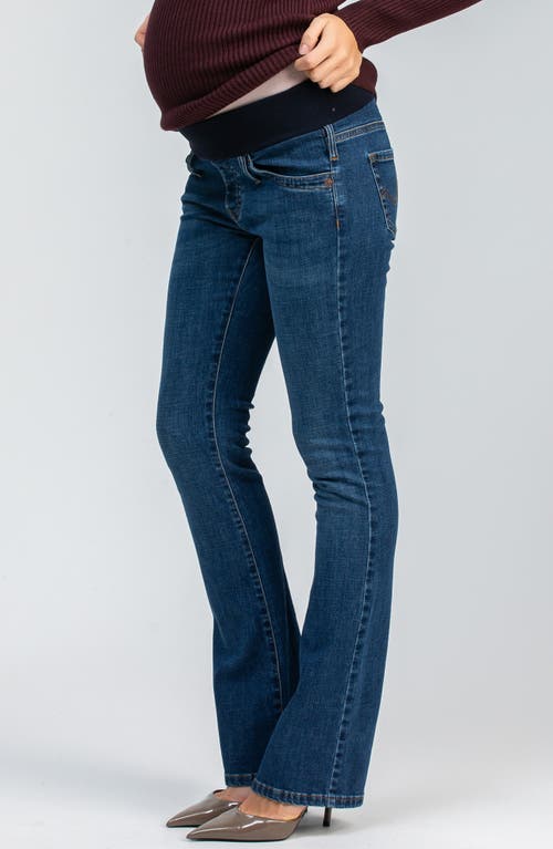 Pietro Brunelli Maternity Slim Bootcut Maternity Jeans In Blue