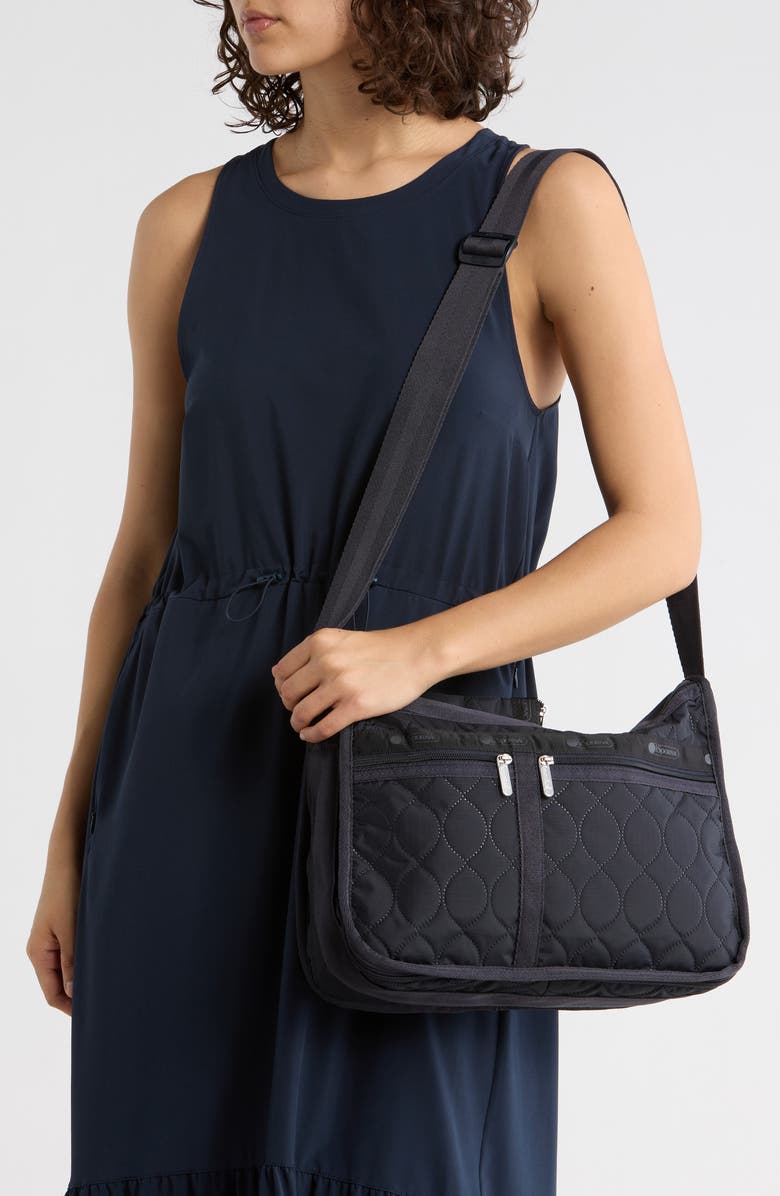 LeSportsac Deluxe Everyday Shoulder Bag, Alternate, color, Marquise Deboss