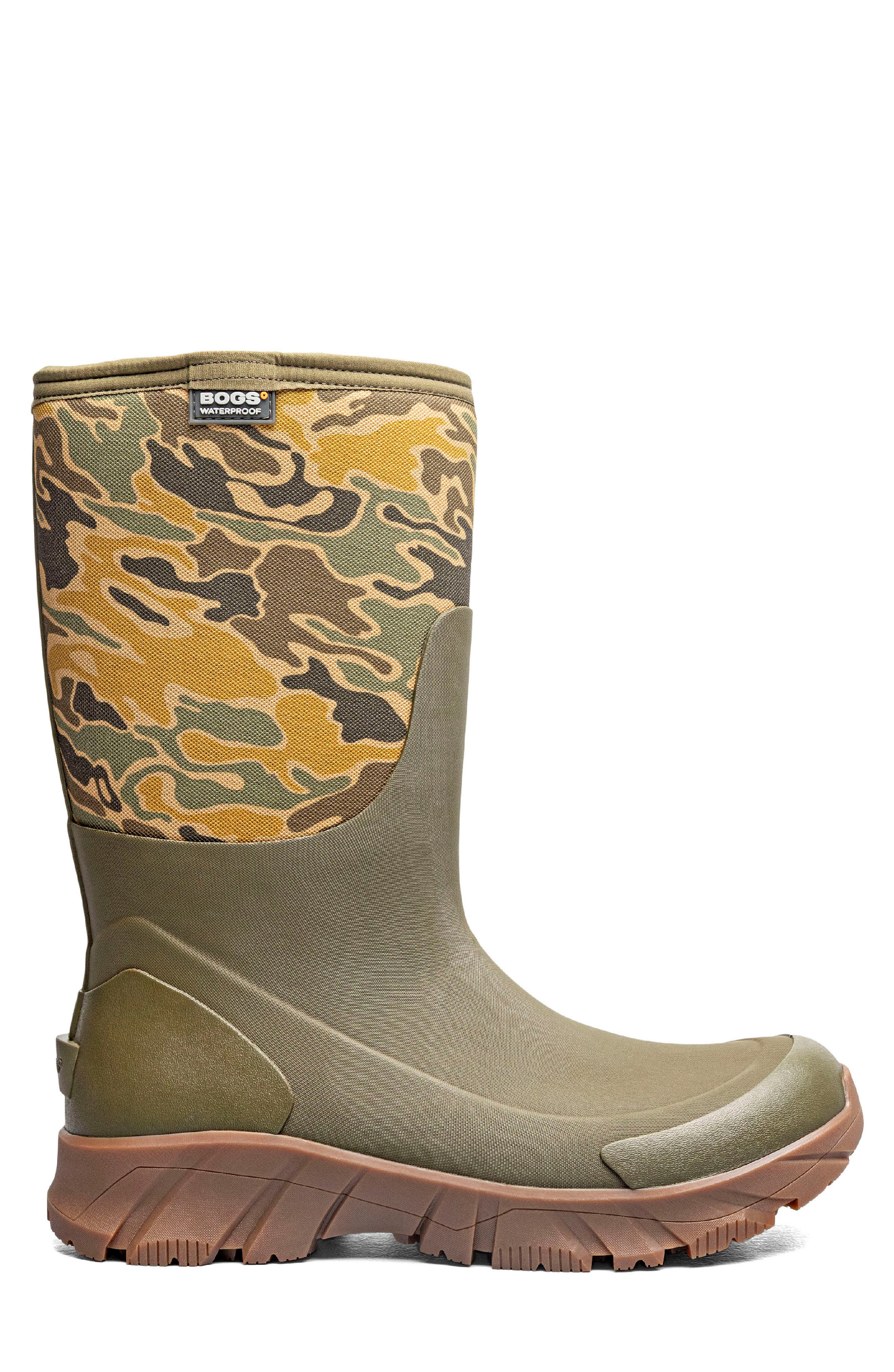 Arcata II Tall Waterproof Boot, Alternate, color, OLIVE MULTI