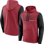 FANATICS Men's Fanatics Cardinal/Black Arizona Cardinals Outline Pullover Hoodie