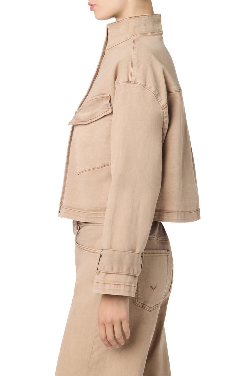 Hudson Jeans Belted Cuffed Jacket, Alternate, color, Vintage Khaki