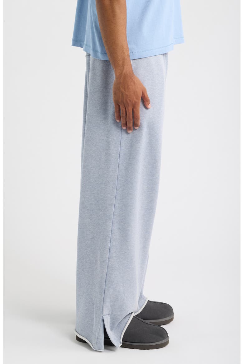 Split Hem Sweatpants, Alternate, color, BLUE