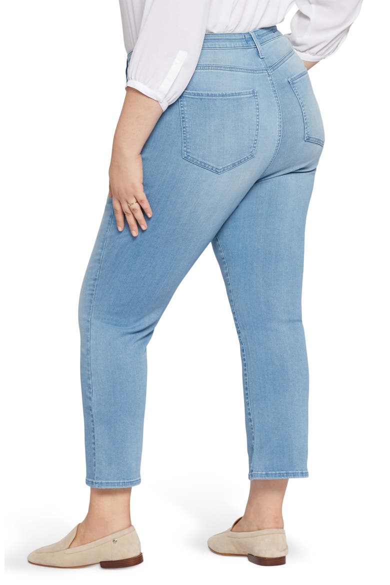 High Waist Slim Bootcut Jeans, Alternate, color, LUSTRE