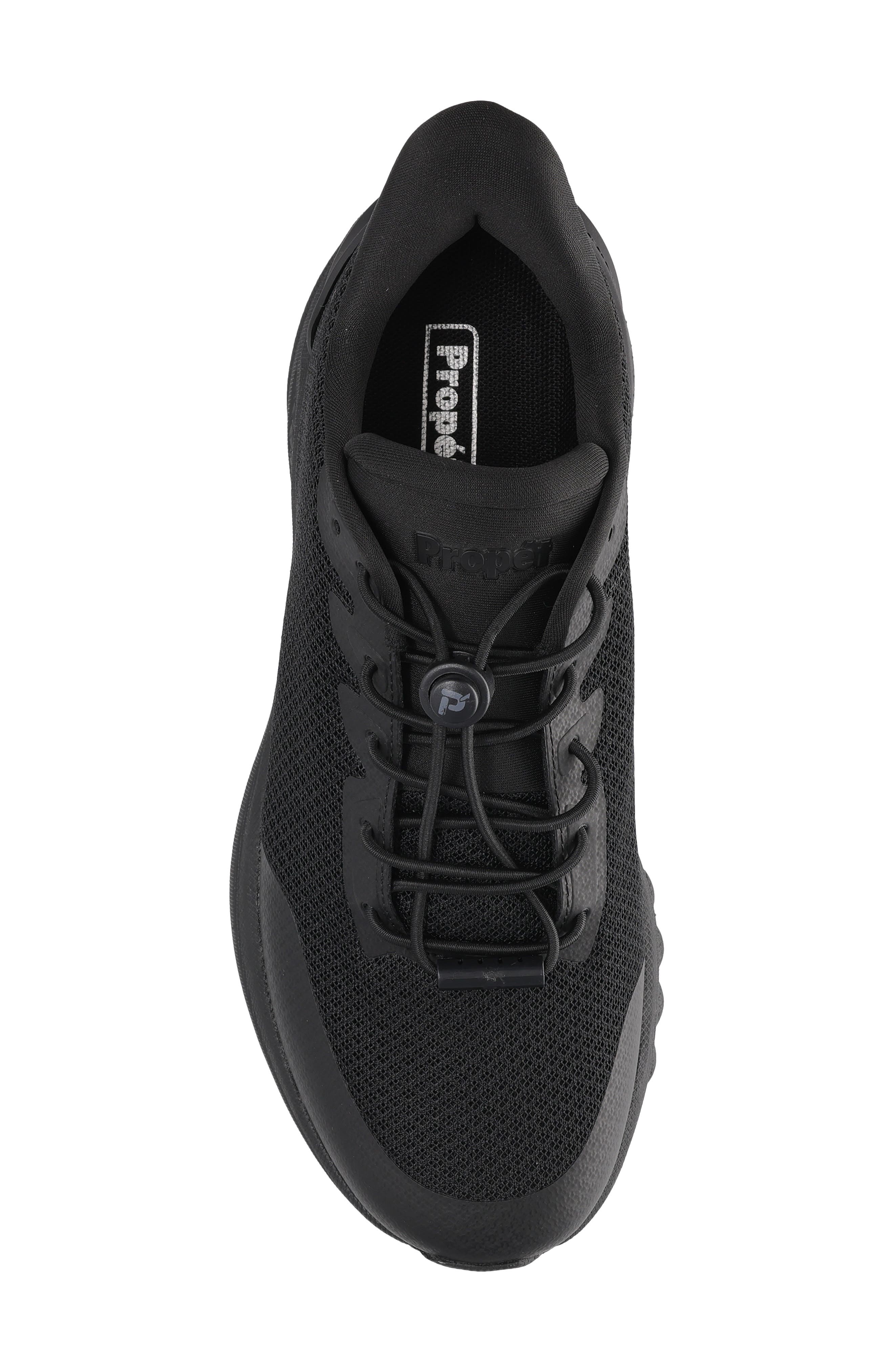 Propét One Velocity Knit Sneaker, Alternate, color, All Black