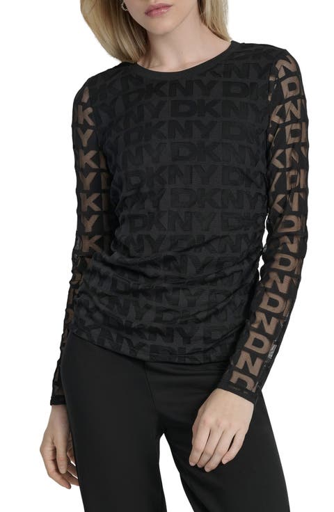 Logo Monogram Long Sleeve Shirt