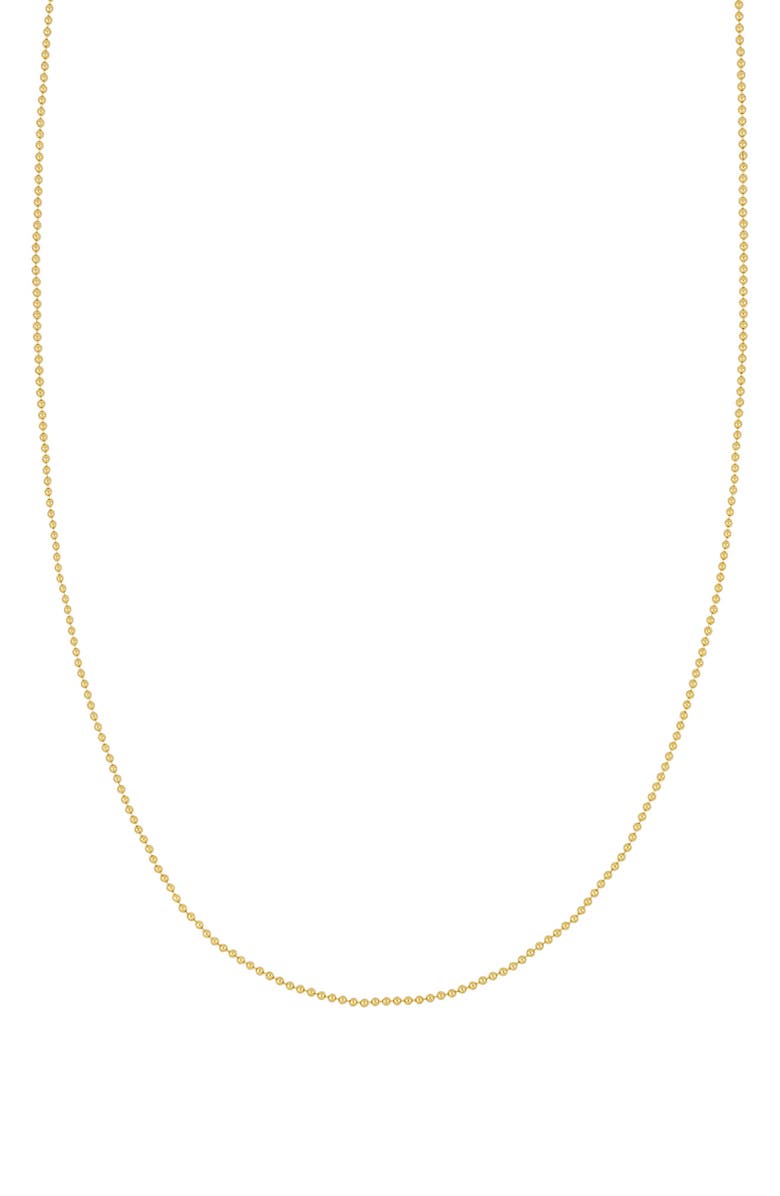 Bony Levy 14K Gold Ball Chain Necklace, Main, color, 14K Yellow Gold