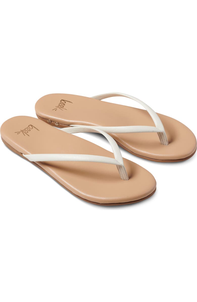 Beek Sunbeam Flip Flop, Main, color, Vanilla