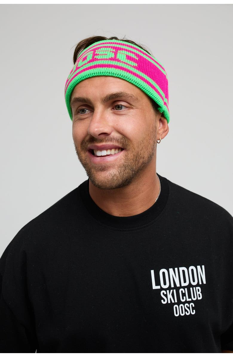OOSC Après Headband - Green and Pink, Alternate, color, Green And Pink