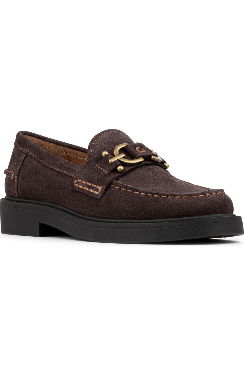 Donald Pliner Galilee Bit Loafer, Main, color, Dark Brown