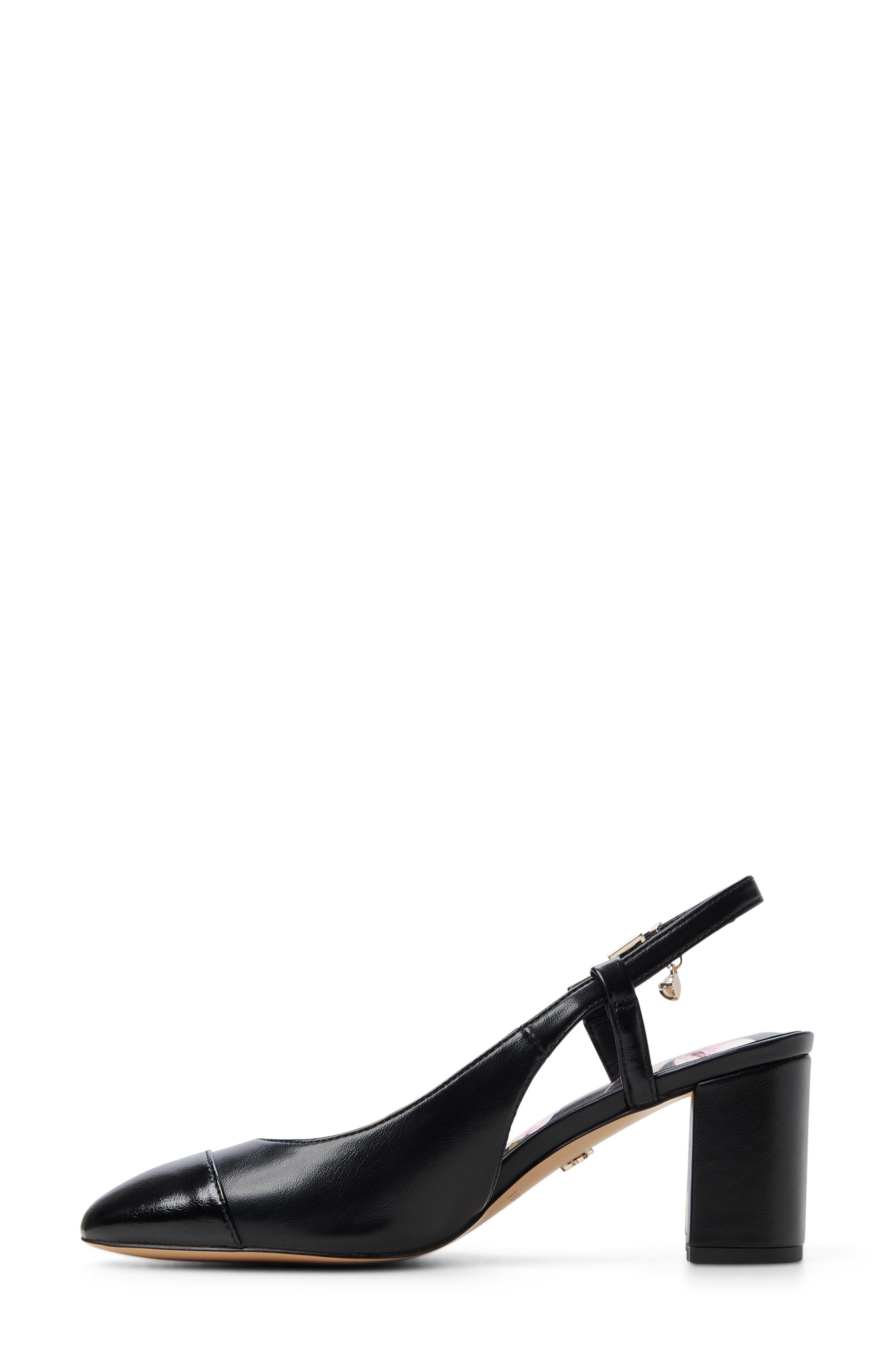 Millie Slingback Pump, Alternate, color, SMOOTH BLACK