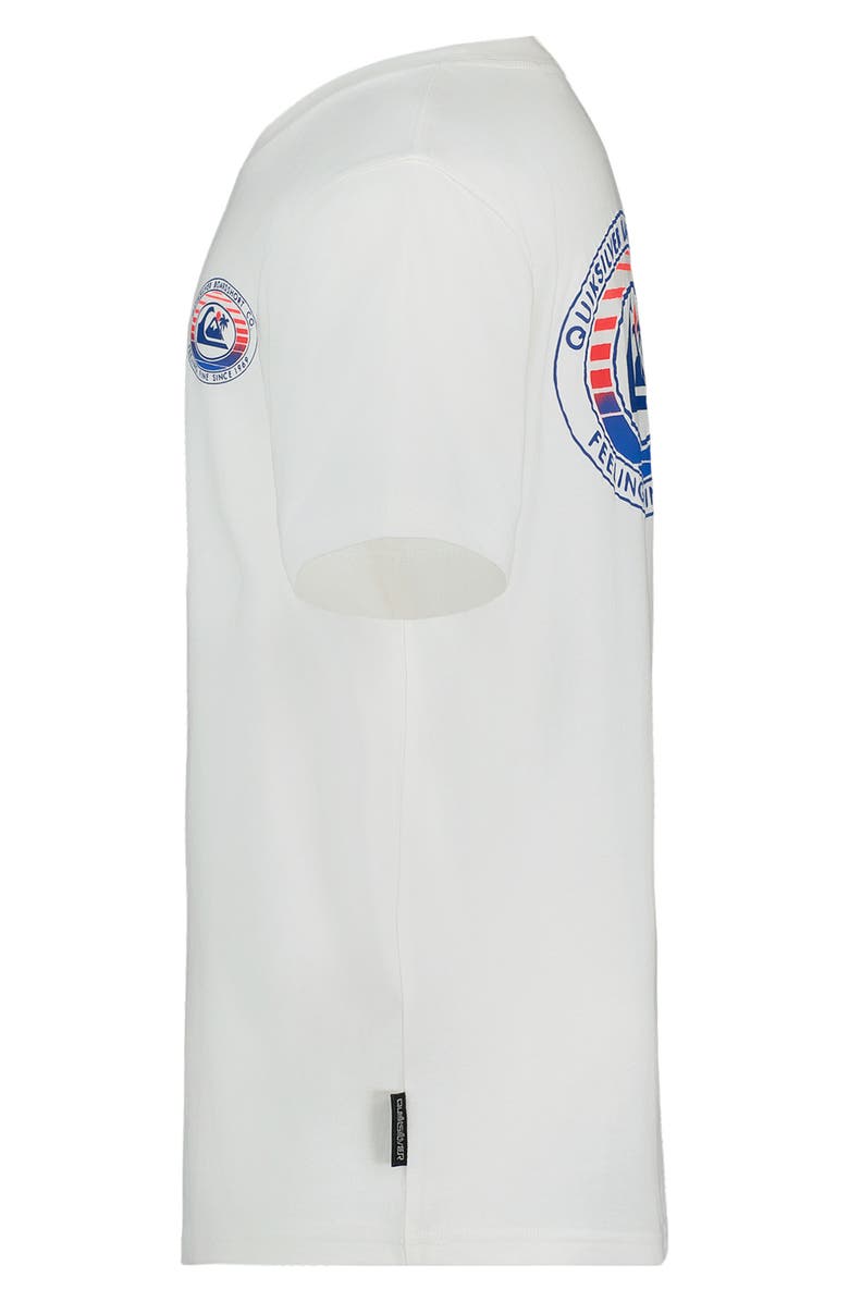 Quiksilver Kids' Oval Stamp Graphic Tee, Alternate, color, White