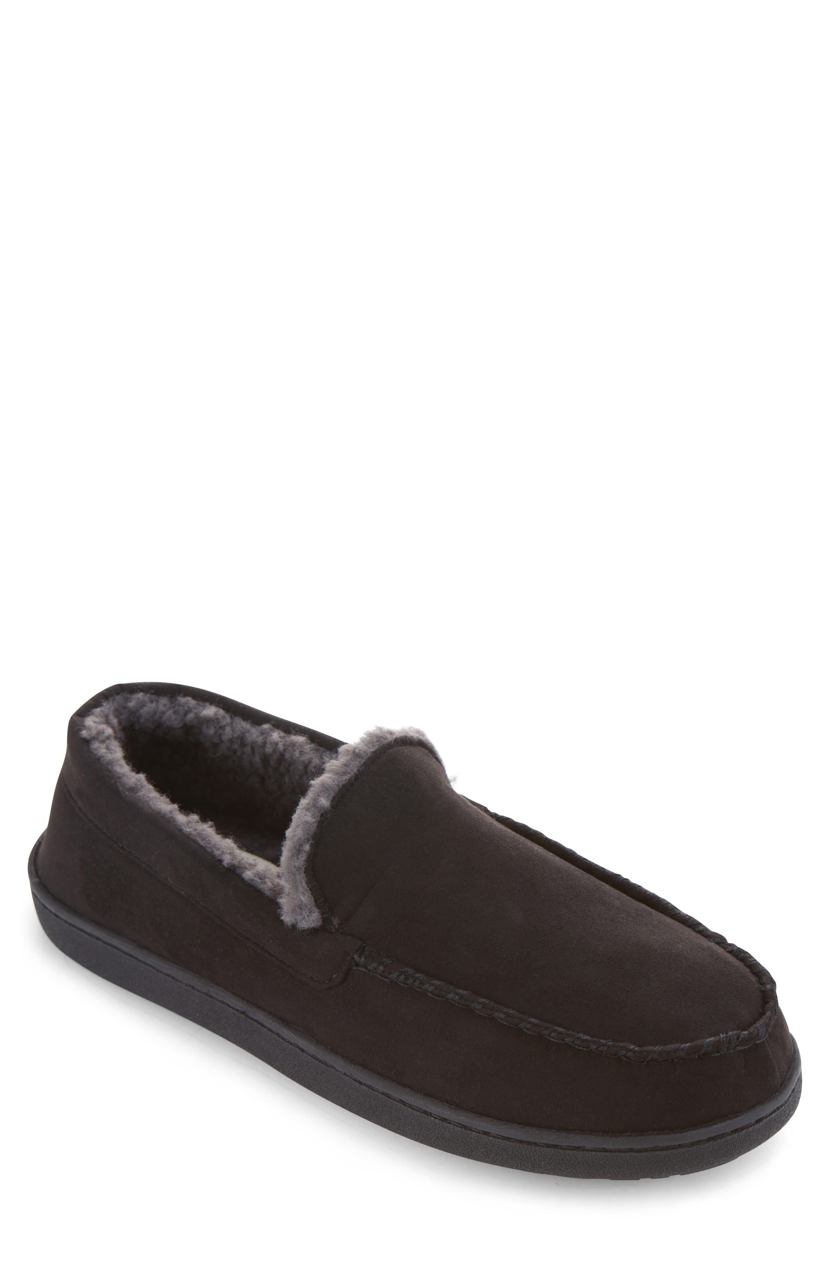 Faux Fur Trimmed Slipper