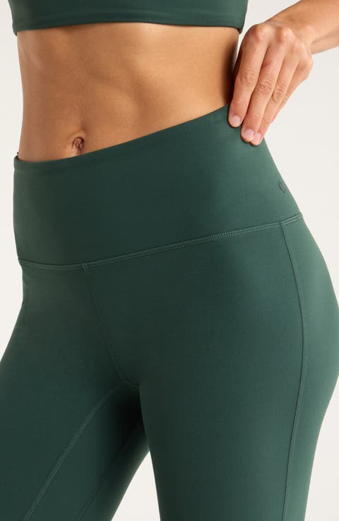 Studio Luxe High Waist Flare Ankle Pants