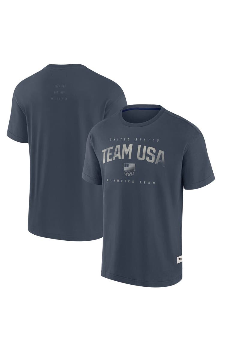 Men's Fanatics Navy Team USA Elements Weathered Tonal Future Ground T-Shirt, Main, color, Navy