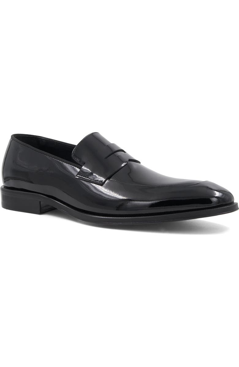 Bruno Magli Maioco Sera Patent Leather Apron Toe Penny Loafer, Main, color,