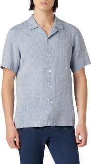 Bugatchi Linen Camp Shirt