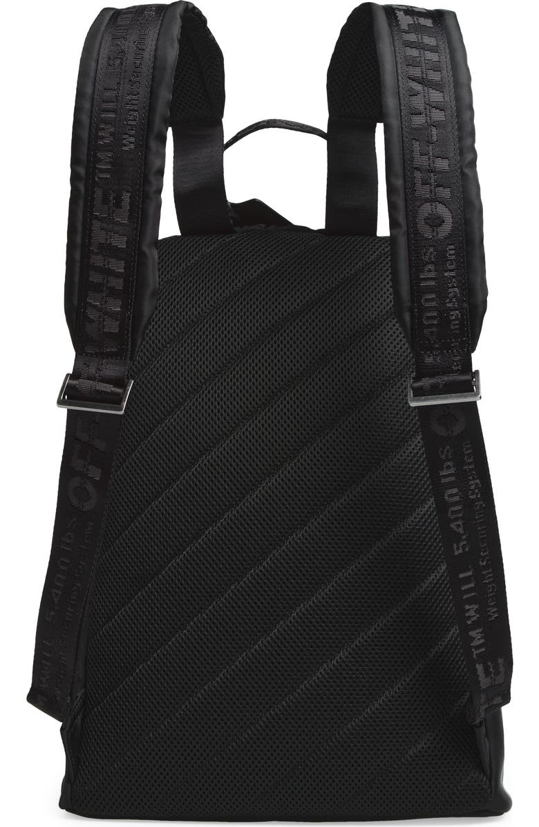 Off-White Classic Dome Nylon Backpack, Alternate, color, Black