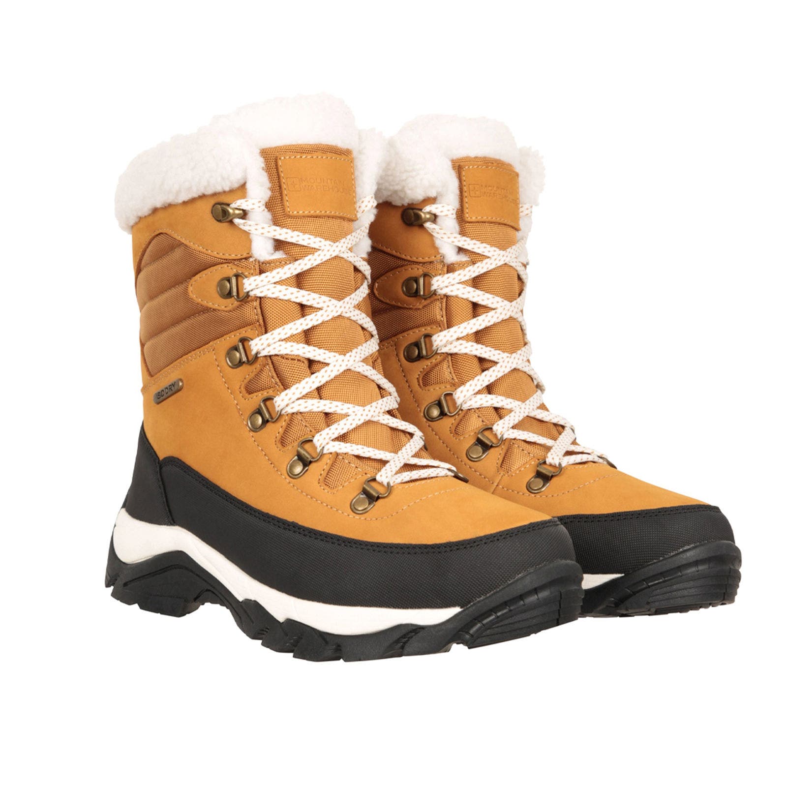 Innsbruck Leather Waterproof Snow Boots, Alternate, color, Brown