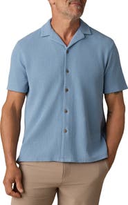 Faherty Oasis Organic Cotton Blend Camp Shirt