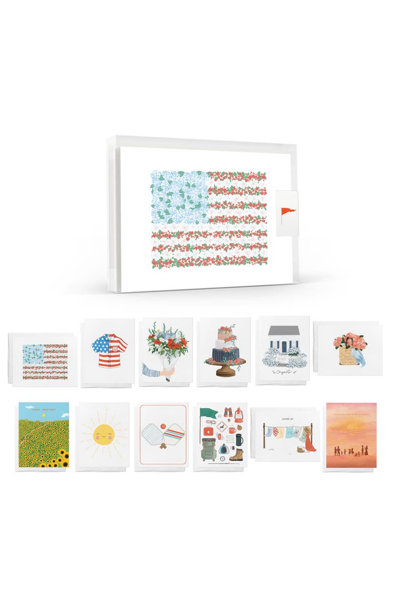 Ramus & Co Summertime Greeting Card Pack Assorted Set, Main, color, Multi-Pack