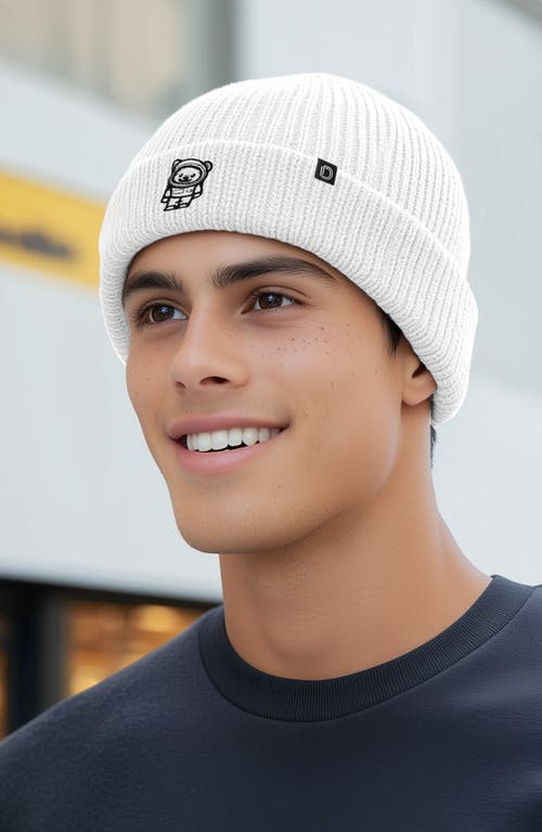 Dalix Ice Bear Beanie In White