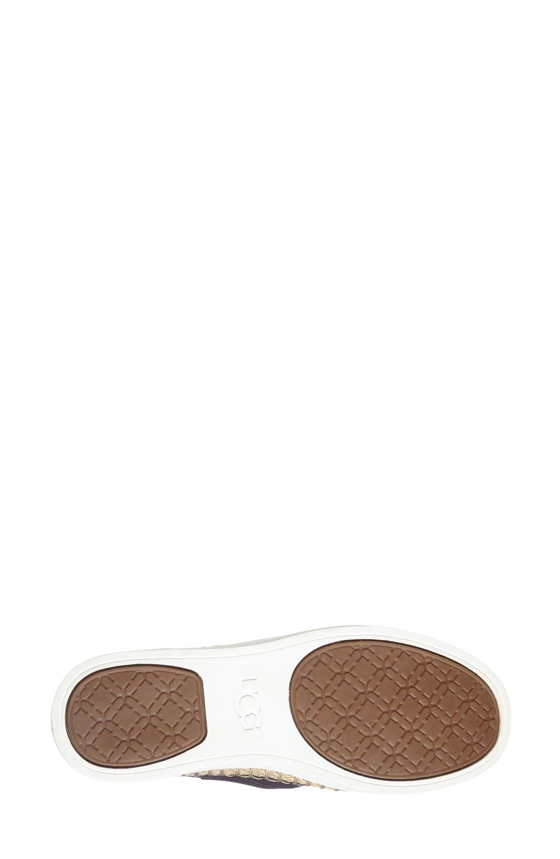 'Caleel' Slip-On Sneaker, Alternate, color, BLACK LEATHER